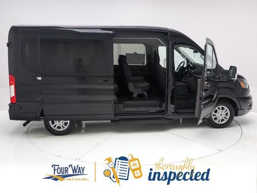 Agate Black Metallic 2024 Ford Transit-350 XLT