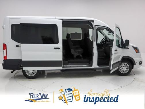 Oxford White 2025 Ford Transit-350 XLT