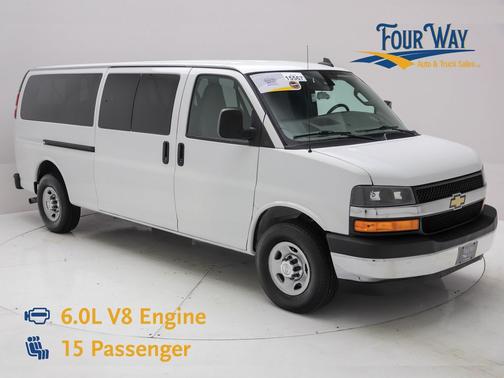 Summit White 2019 Chevrolet Express 3500 LT