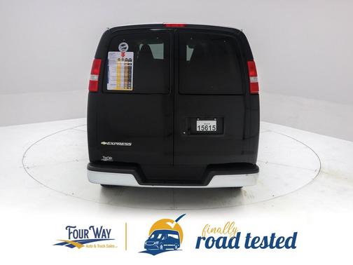 Black 2025 Chevrolet Express 3500 RWD 3500 Extended Wheelbase LT