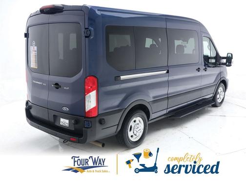 Blue Jeans Metallic 2020 Ford Transit-350 XLT