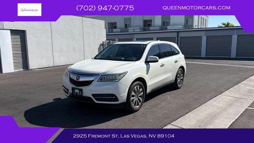 White Diamond Pearl 2015 Acura MDX 3.5L
