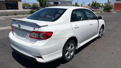 Super White 2013 Toyota Corolla S