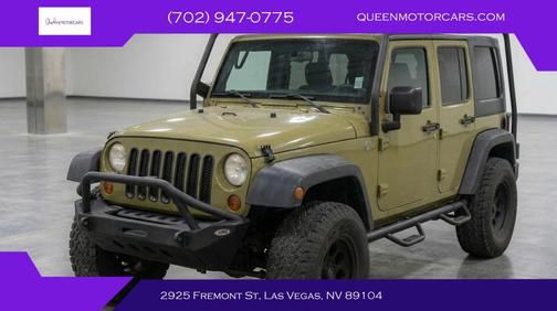 Green 2013 Jeep Wrangler Unlimited Sport
