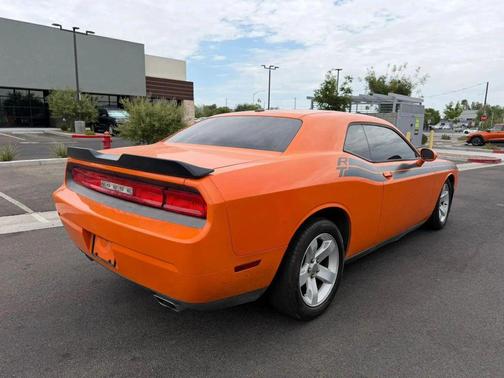 Orange 2012 Dodge Challenger SXT