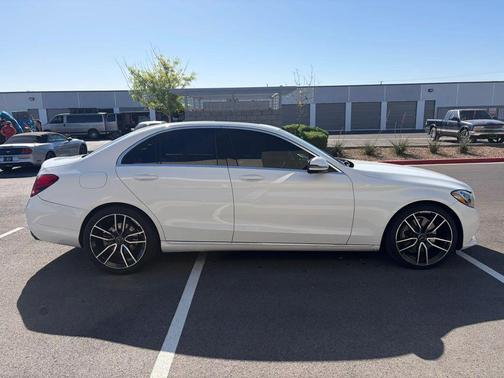 White 2018 Mercedes-Benz C-Class C 300 Sedan 4D