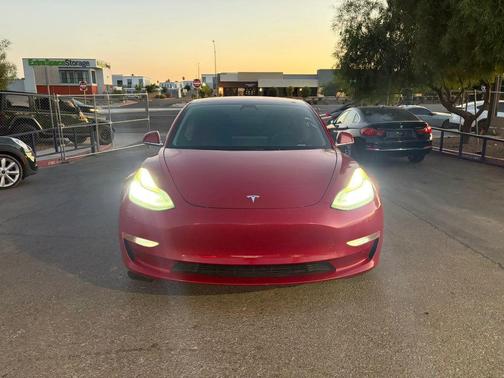 Red Multi-Coat 2018 Tesla Model 3 Long Range