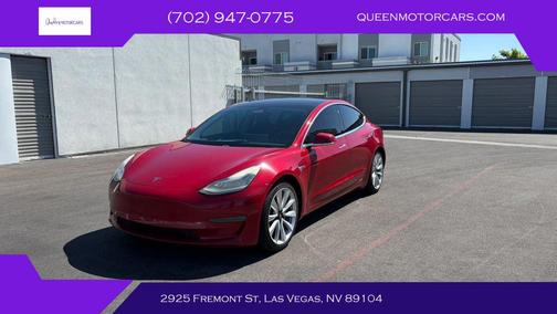 Red Multi-Coat 2018 Tesla Model 3 Long Range