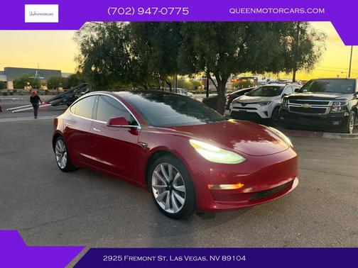 Red Multi-Coat 2018 Tesla Model 3 Long Range