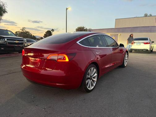 Red Multi-Coat 2018 Tesla Model 3 Long Range