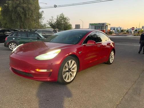 Red Multi-Coat 2018 Tesla Model 3 Long Range