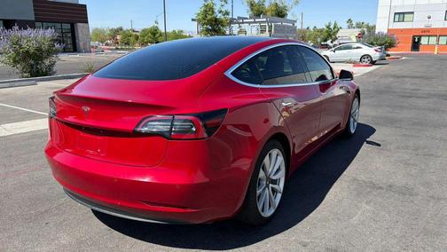 Red Multi-Coat 2018 Tesla Model 3 Long Range