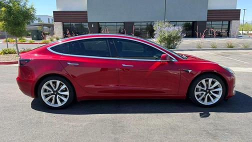 Red Multi-Coat 2018 Tesla Model 3 Long Range