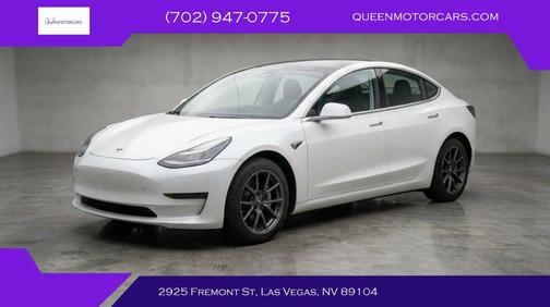 Pearl White Multi-Coat 2018 Tesla Model 3 Long Range