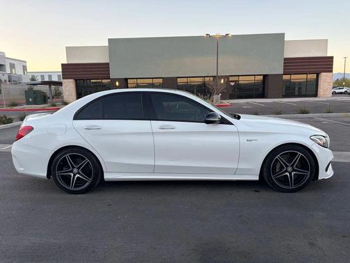 White 2016 Mercedes-Benz C-Class 4MATIC