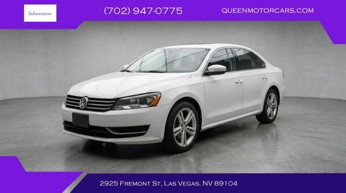 Candy White 2014 Volkswagen Passat 1.8T Auto SE w/Sunroof & Nav