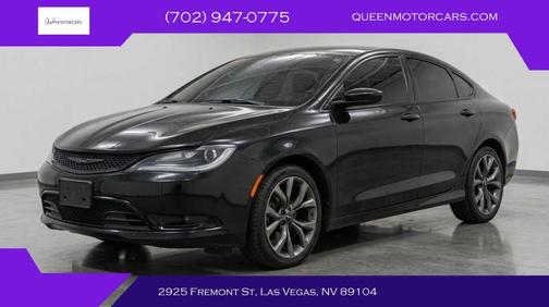 Phantom Black Tri-Coat Pearl 2015 Chrysler 200 S
