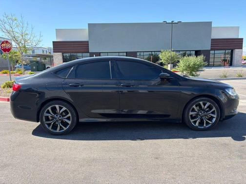 Phantom Black Tri-Coat Pearl 2015 Chrysler 200 S
