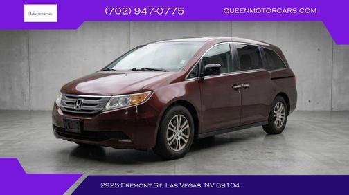 Burgundy 2012 Honda Odyssey EX-L