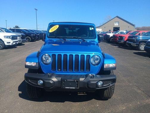 Hydro Blue Pearl 2022 Jeep Wrangler Unlimited Sahara Altitude