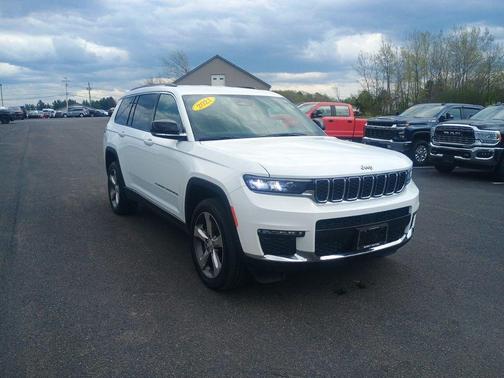 Bright White Clearcoat 2021 Jeep Grand Cherokee L Limited
