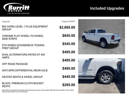 Bright White Clearcoat 2025 RAM 2500 Big Horn