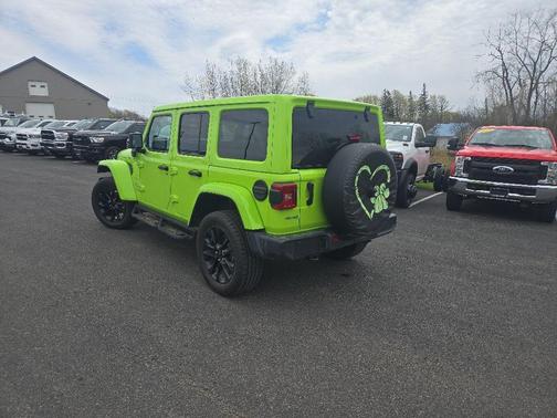 Limited Edition Gecko Clear 2021 Jeep Wrangler Unlimited 4xe Sahara