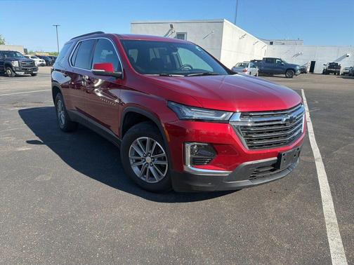 Radiant Red 2023 Chevrolet Traverse LT Cloth