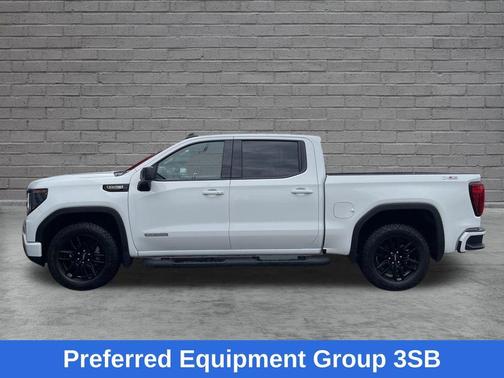 Summit White 2025 GMC Sierra 1500 Elevation