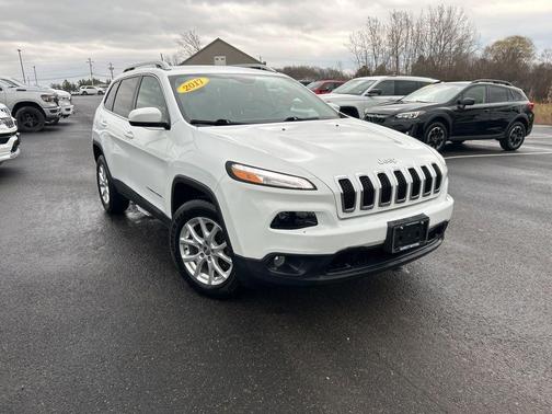 Bright White Clearcoat 2017 Jeep Cherokee Latitude