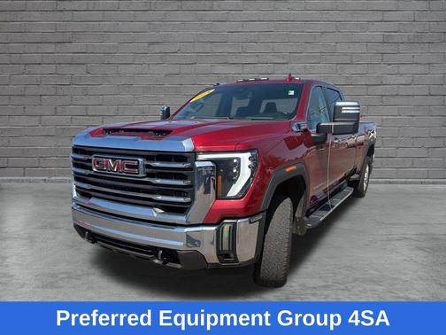 Volcanic Red 2024 GMC Sierra 2500 SLT