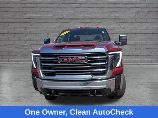 Volcanic Red 2024 GMC Sierra 2500 SLT