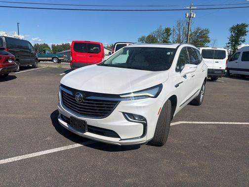 White Frost Tri-Coat 2023 Buick Enclave Premium