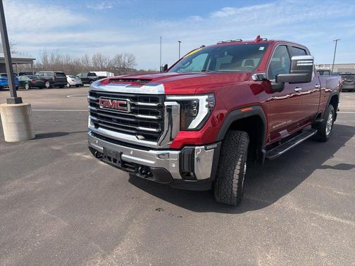 Volcanic Red 2024 GMC Sierra 2500 SLT
