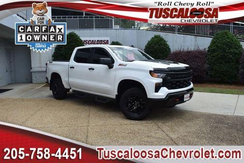 Summit White 2024 Chevrolet Silverado 1500 Custom Trail Boss