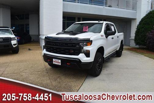 Summit White 2024 Chevrolet Silverado 1500 Custom Trail Boss