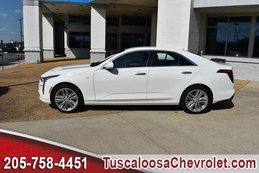 Summit White 2026 Cadillac CT4 Premium Luxury