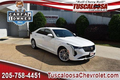 Summit White 2026 Cadillac CT4 Premium Luxury