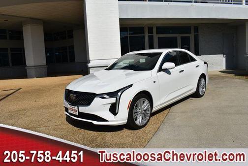 Summit White 2026 Cadillac CT4 Premium Luxury