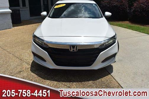 White 2019 Honda Accord LX