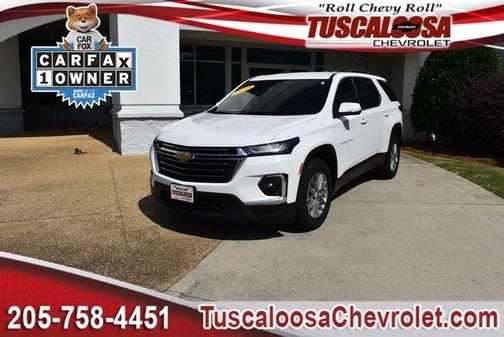 Summit White 2023 Chevrolet Traverse LT Cloth