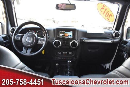 Bright White 2015 Jeep Wrangler Unlimited Sahara