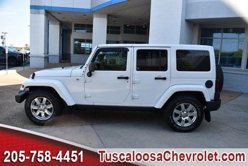 Bright White 2015 Jeep Wrangler Unlimited Sahara
