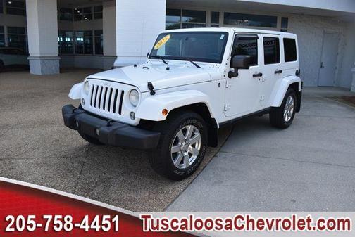 Bright White 2015 Jeep Wrangler Unlimited Sahara