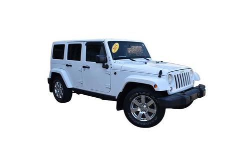 Bright White 2015 Jeep Wrangler Unlimited Sahara