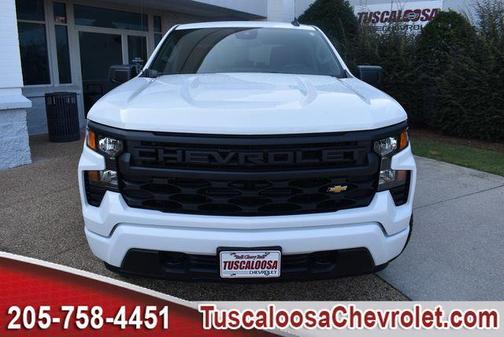 Summit White 2026 Chevrolet Silverado 1500 Custom