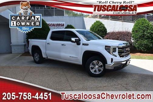Summit White 2024 GMC Sierra 1500 SLT