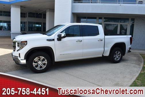Summit White 2024 GMC Sierra 1500 SLT