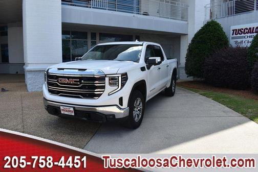 Summit White 2024 GMC Sierra 1500 SLT