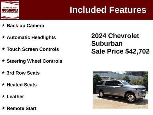 Sterling Gray Metallic 2024 Chevrolet Suburban LT